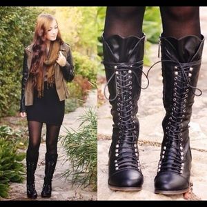 Black Combat Boots